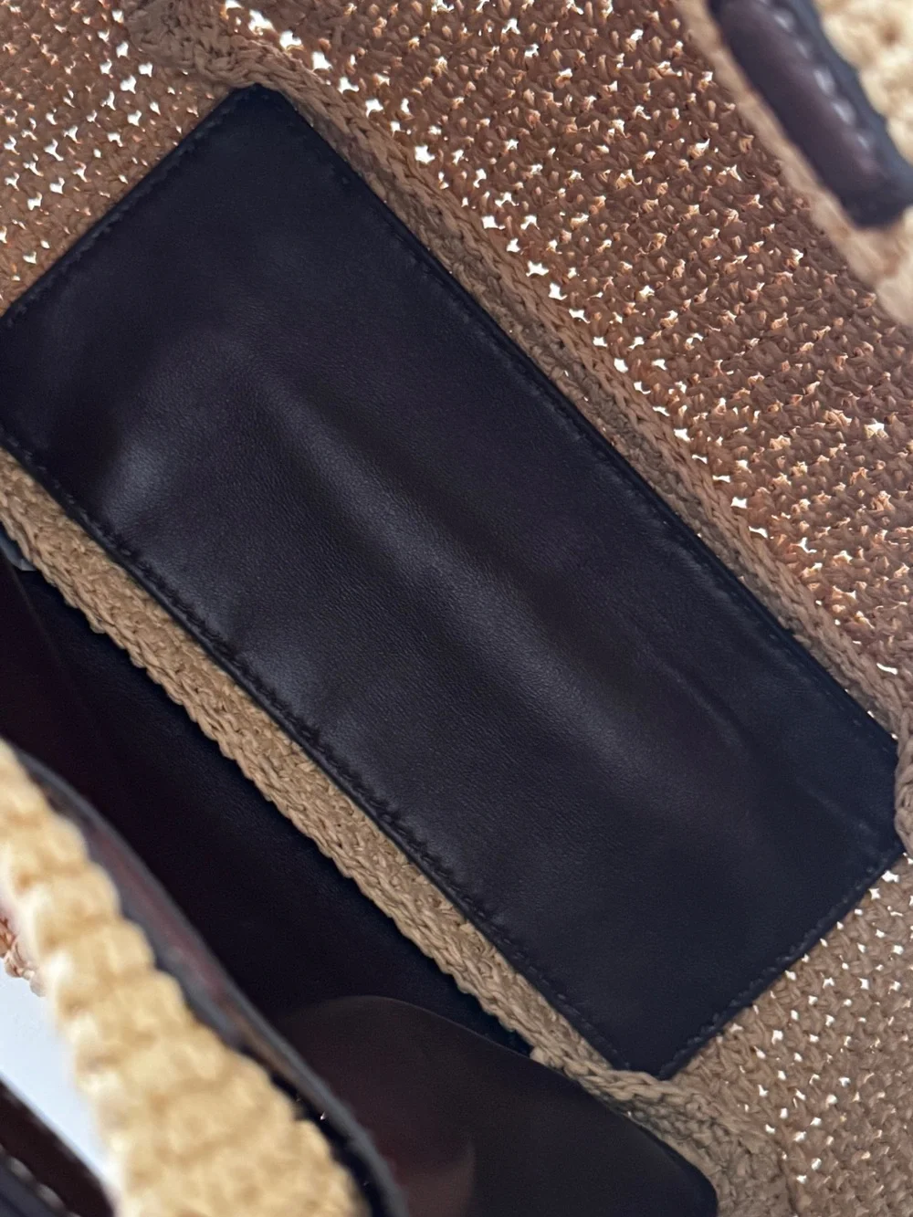 Tory Burch Romy Raffia Straw Bucket Bag - Picture 13 of 16